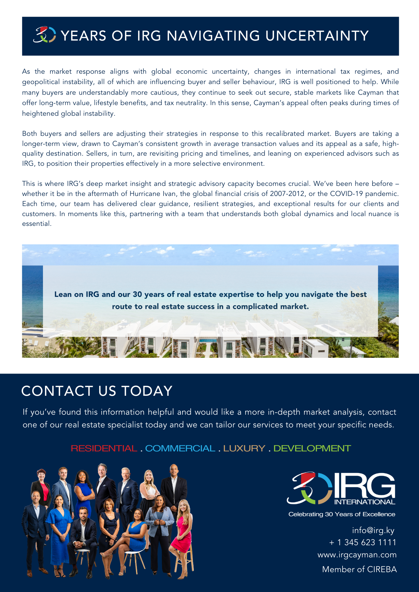 Cayman Islands Property Market Quarter 1 2025 Report