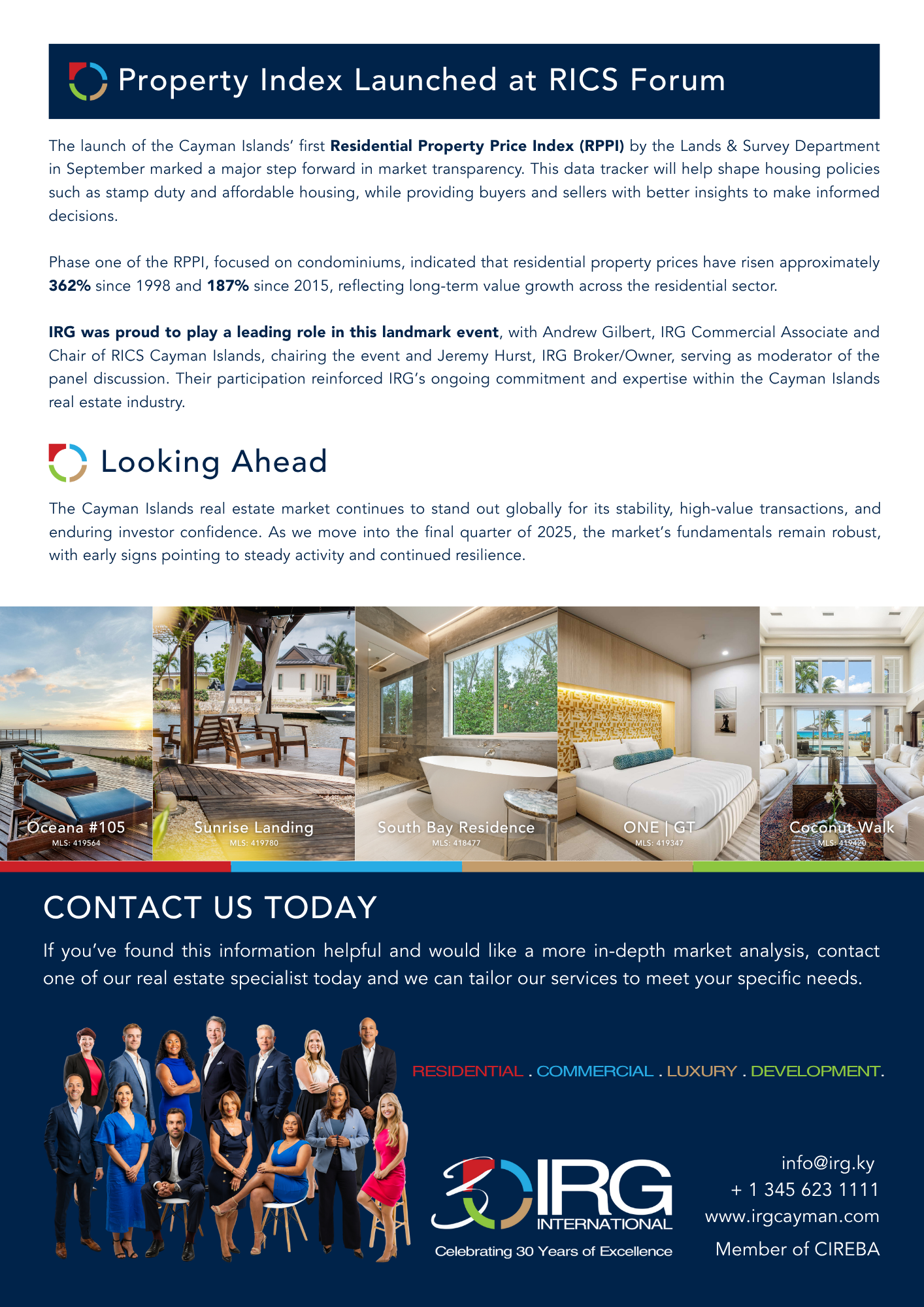 Cayman Islands Property Market Quarter 3 2025 Report