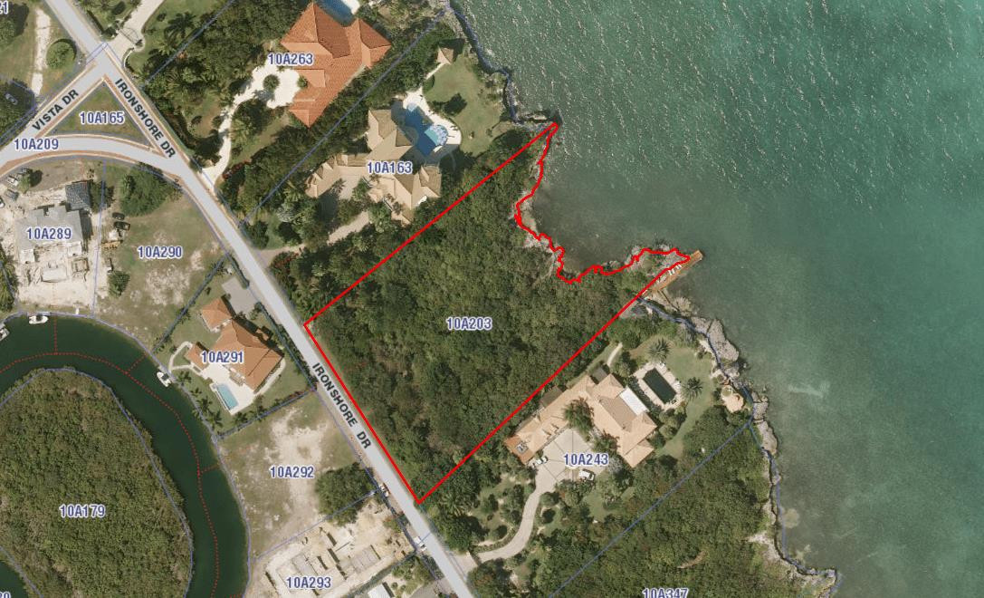 Vista Del Mar Lot On Ironshore Drive With Cove