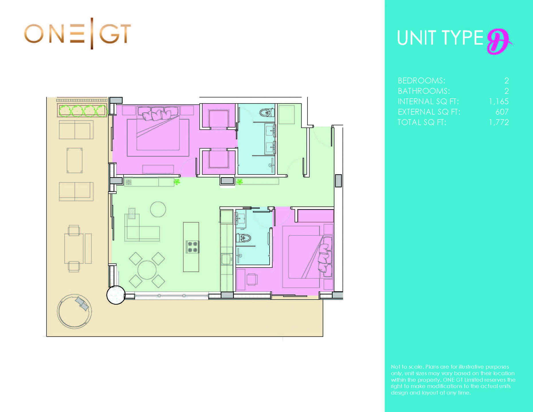 One|gt Residences - Unit 801