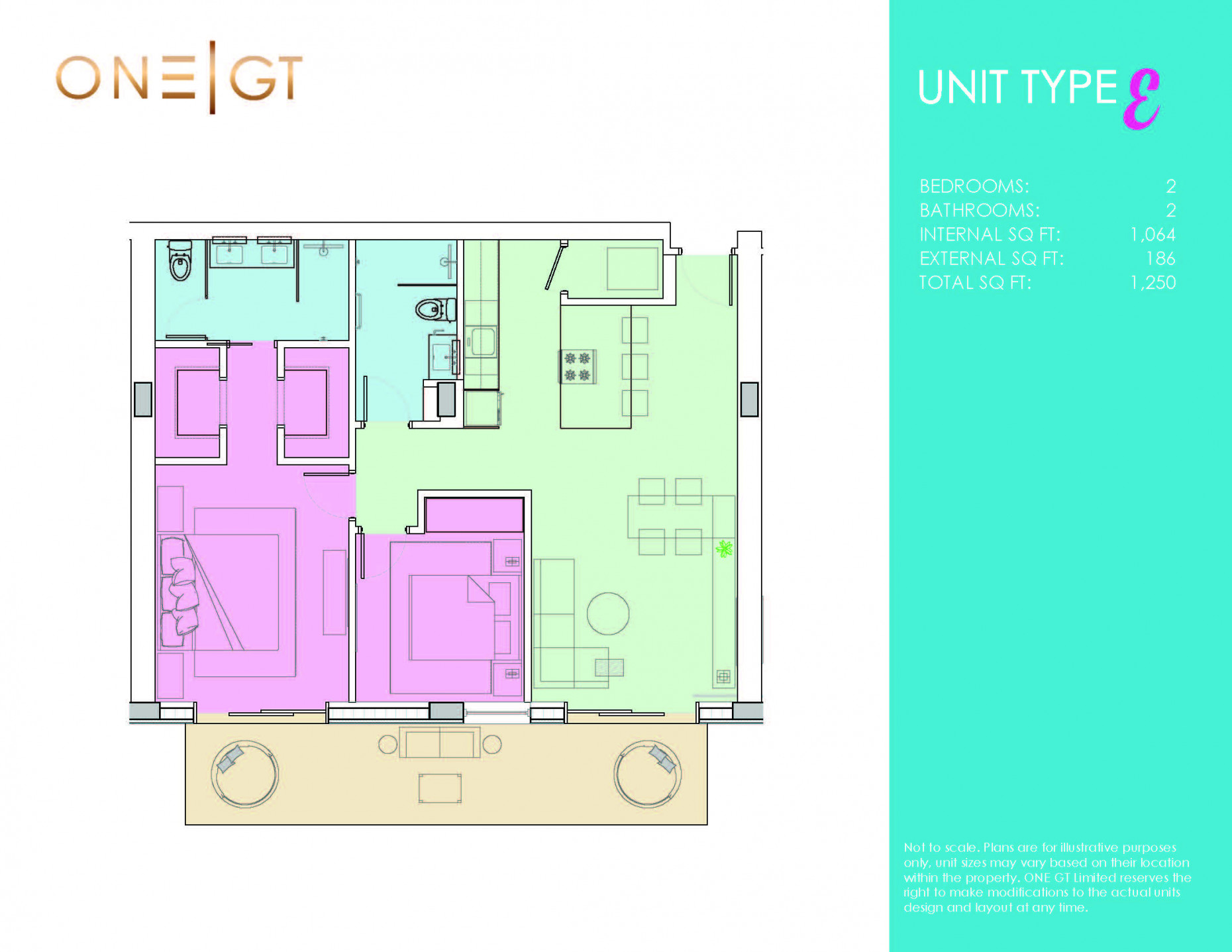 One|gt Residences - Unit 804