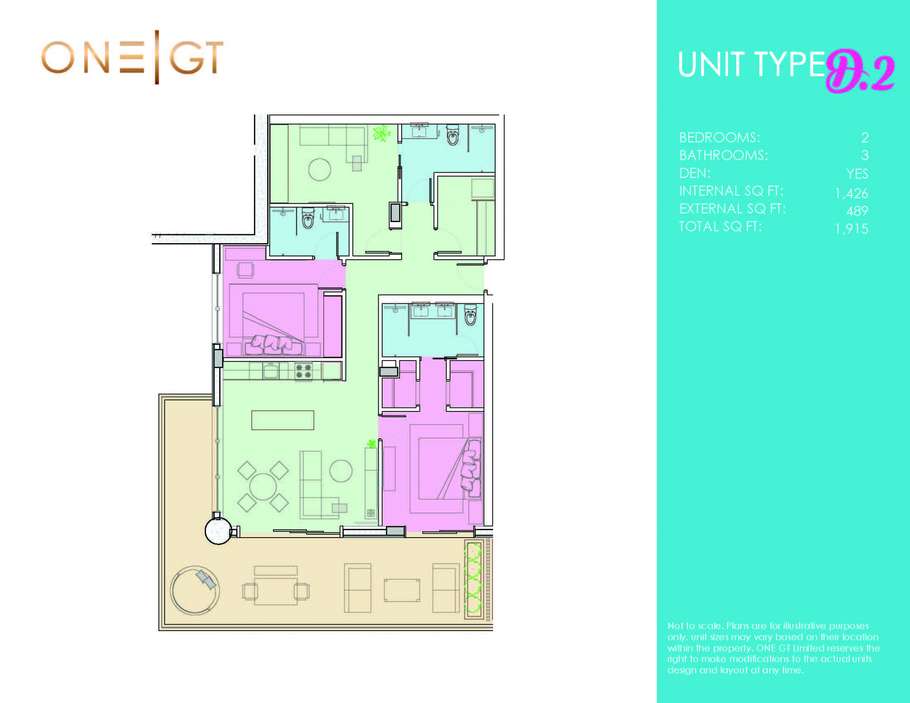 One|gt Residences - Unit 1015
