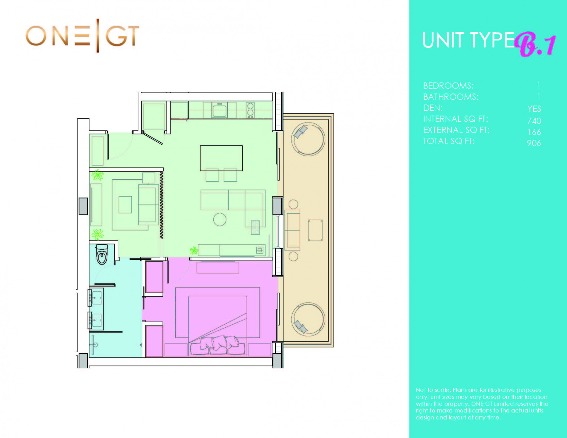 One|gt Residences - Unit 915