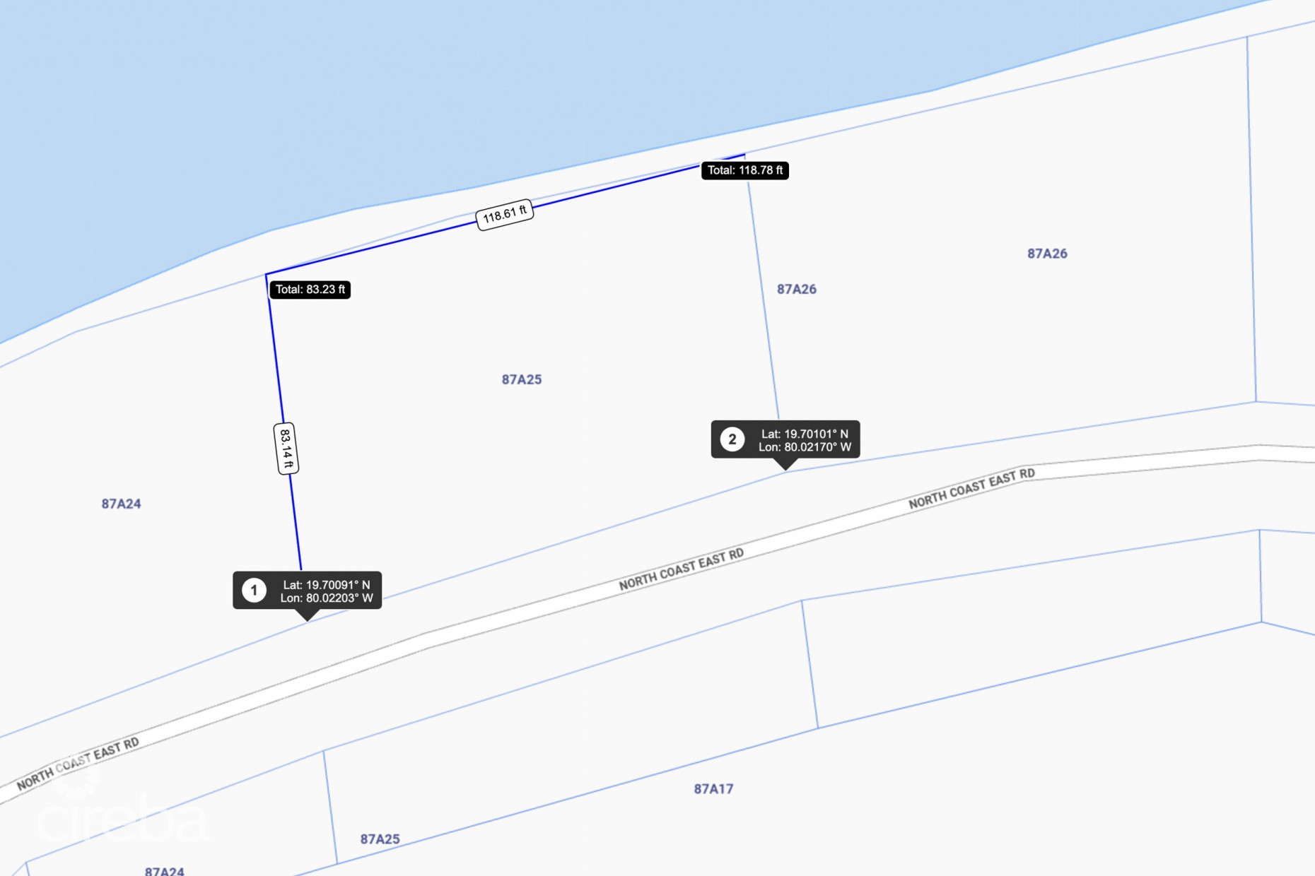 OCEAN FRONT LAND LITTLE CAYMAN