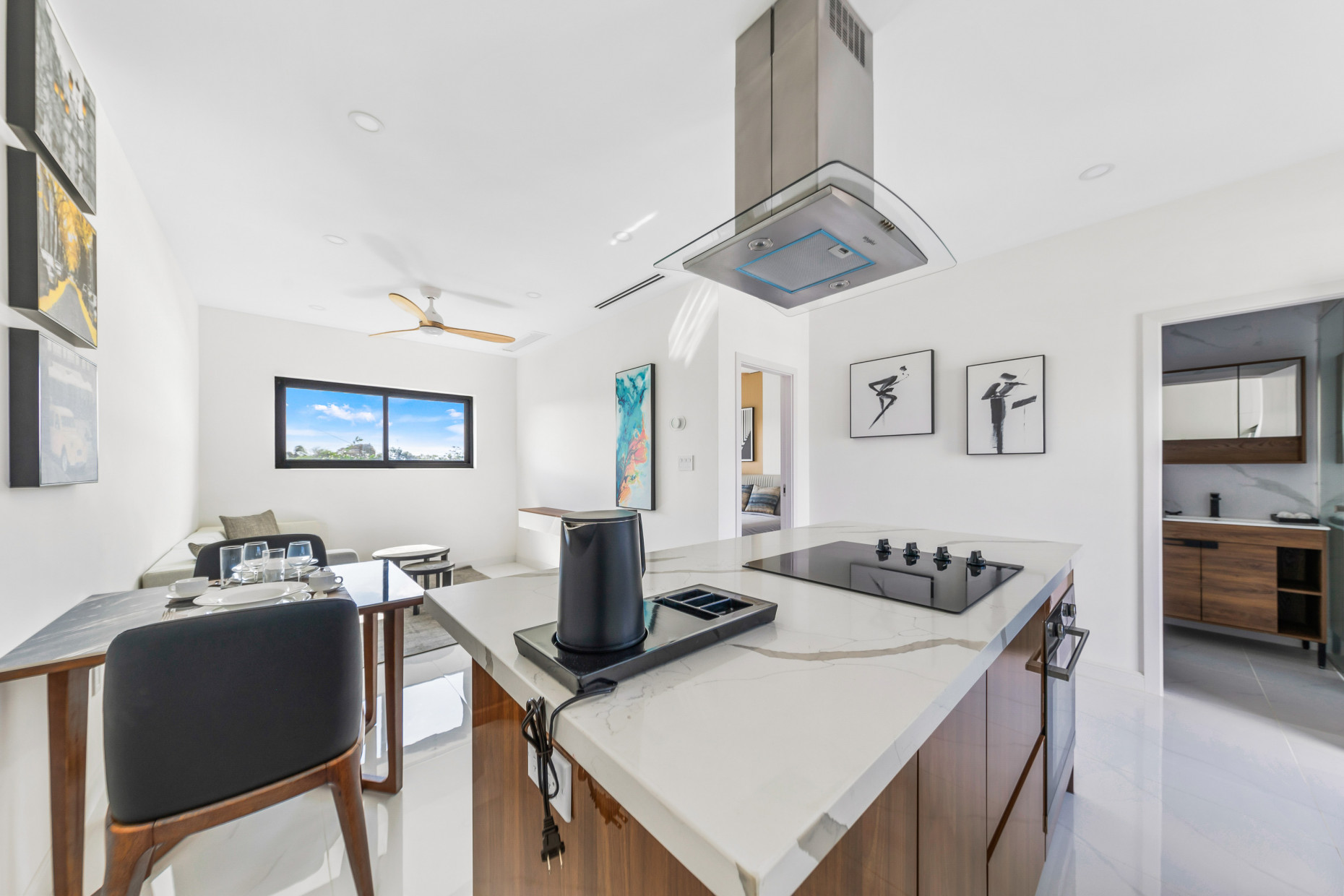 Arza West Bay J7. 1-bed Upper Floor, Fully Furnished. Move-in Ready In Just Weeks