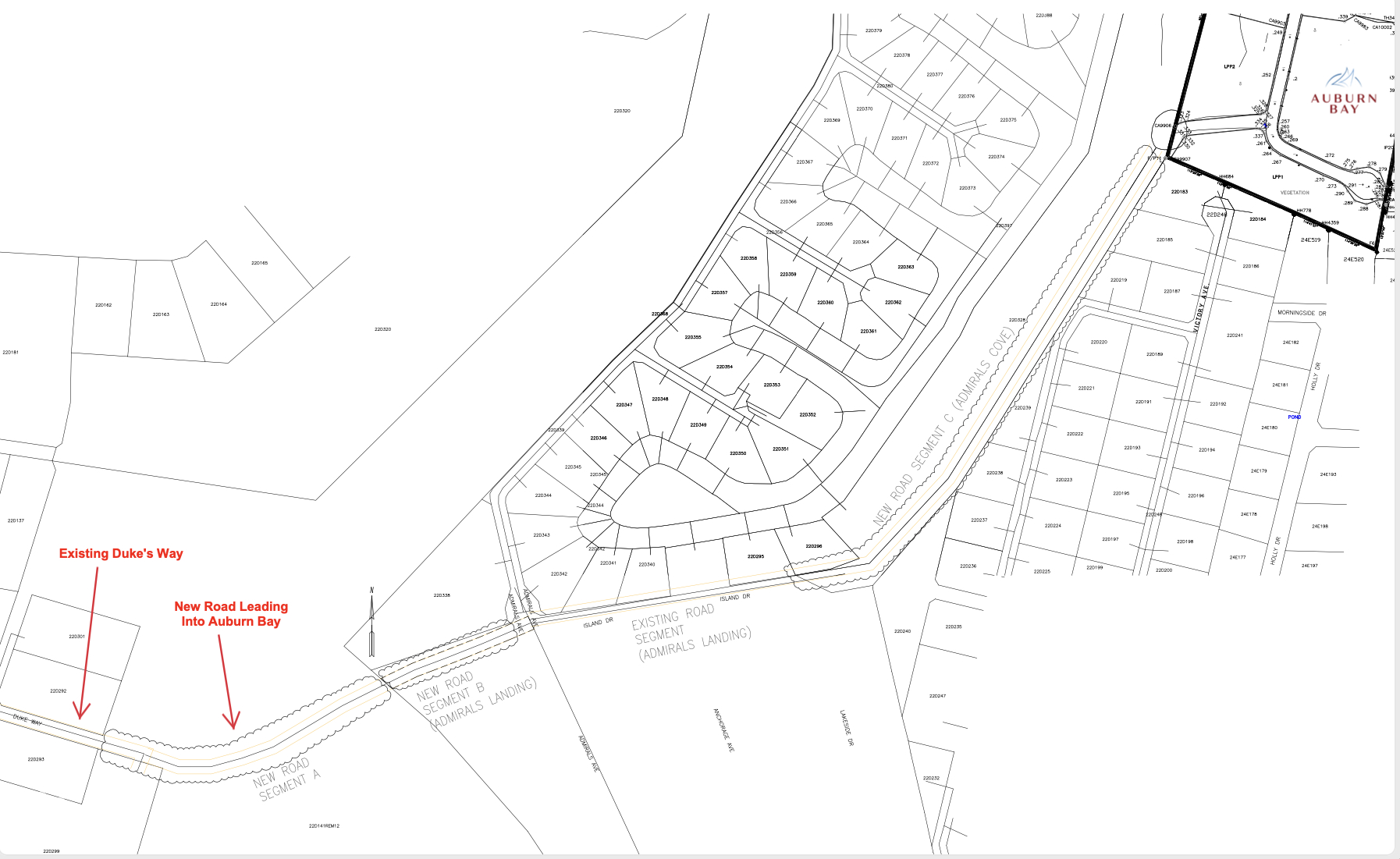 AUBURN BAY, LARGE CANAL FRONT LOT