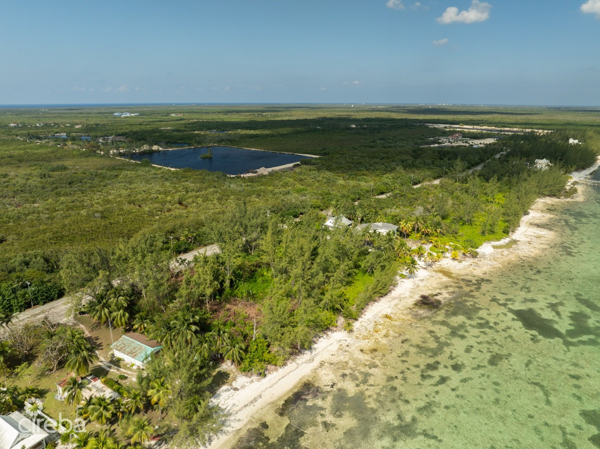 FRANK SOUND BEACH FRONT LAND- ZONED HOTEL TOURISM