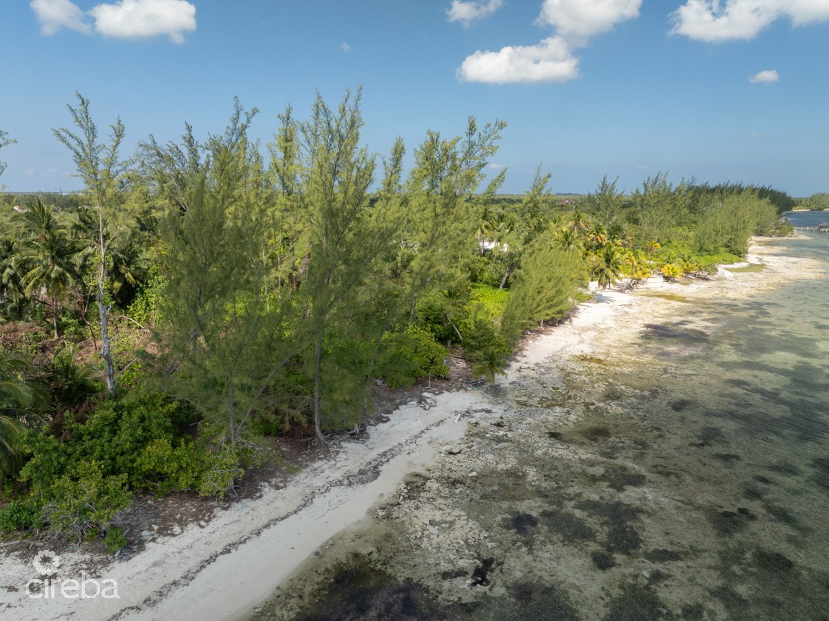 FRANK SOUND BEACH FRONT LAND- ZONED HOTEL TOURISM