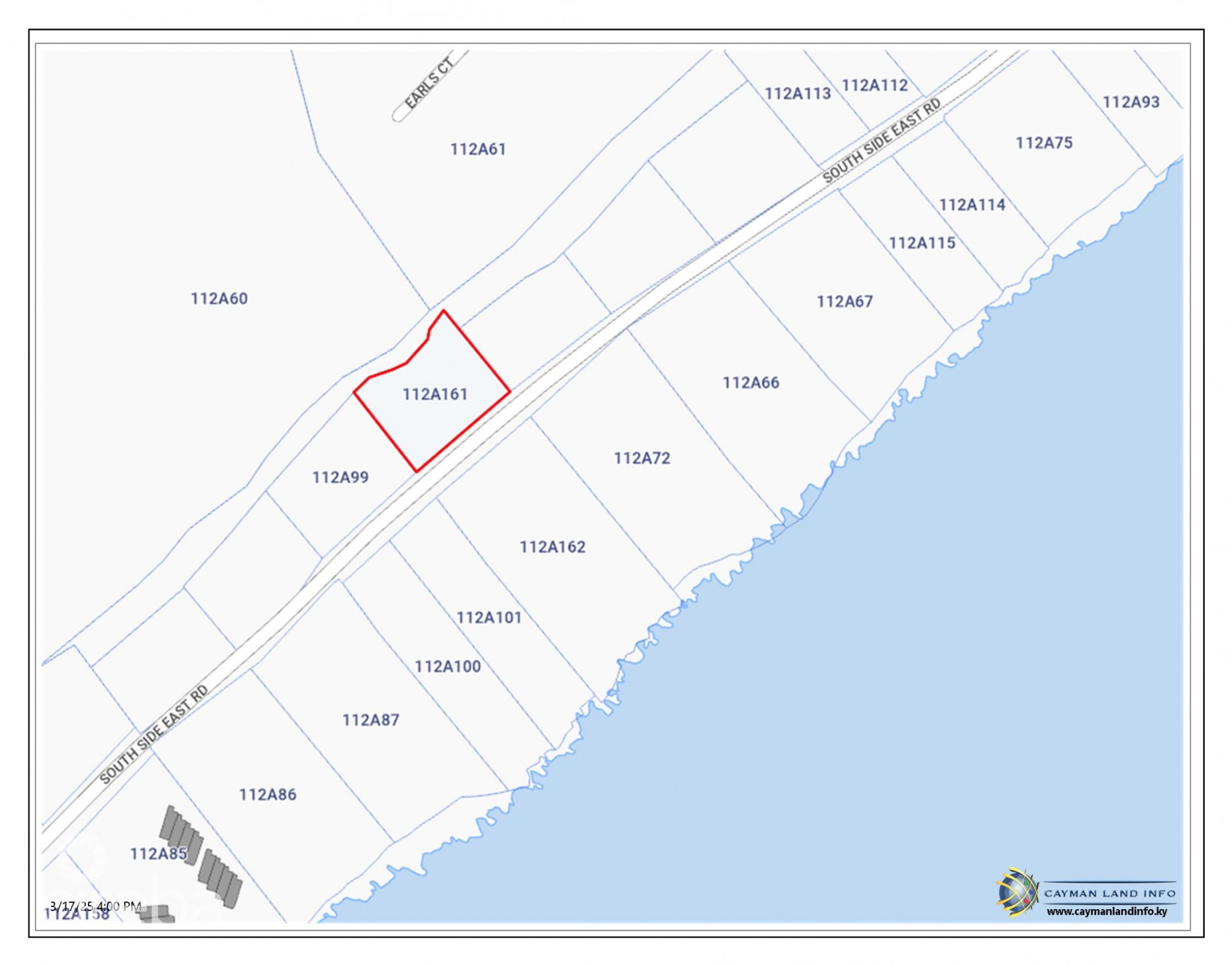 EXPANSIVE 0.67 ACRE LOT ON SOUTH SIDE ROAD, CAYMAN BRAC