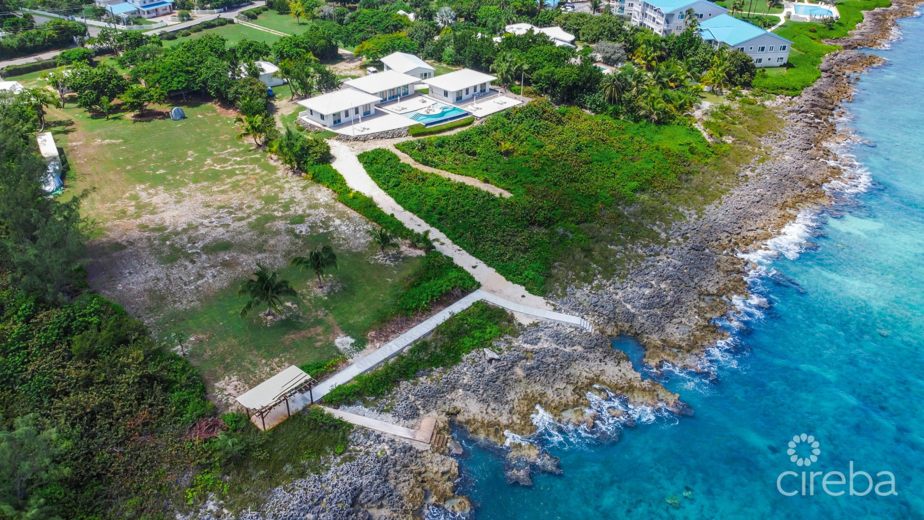 CONCH POINT ROAD OCEANFRONT HOME 2.74 ACRES