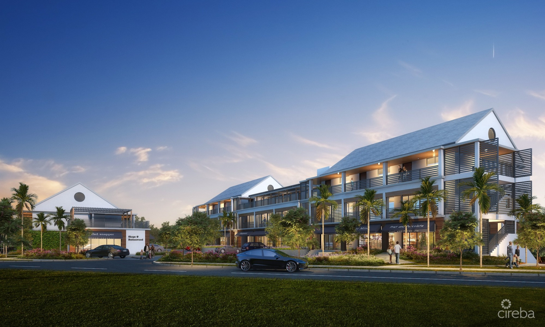 THE SHOPS AT BUTTONWOOD - SINGLE F&B BUILDING WITH ROOF TOP SPACE