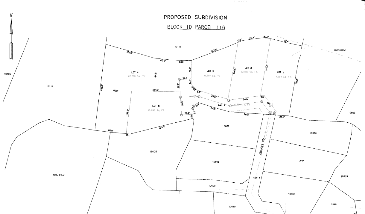 EBANKS ROAD SUBDIVISION LOT 3 - 0.257 ACRES
