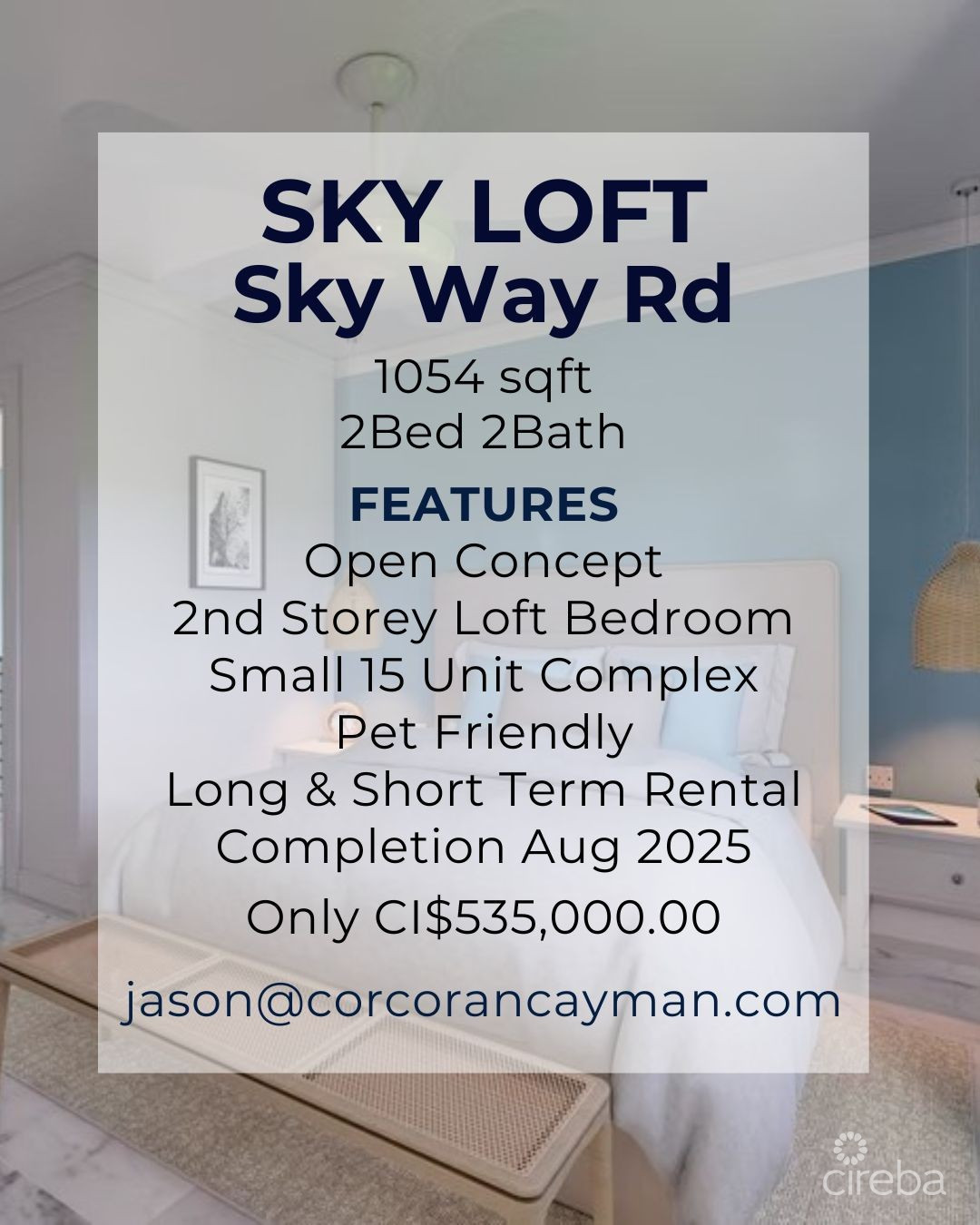 SKY LOFTS WEST BAY 2BED