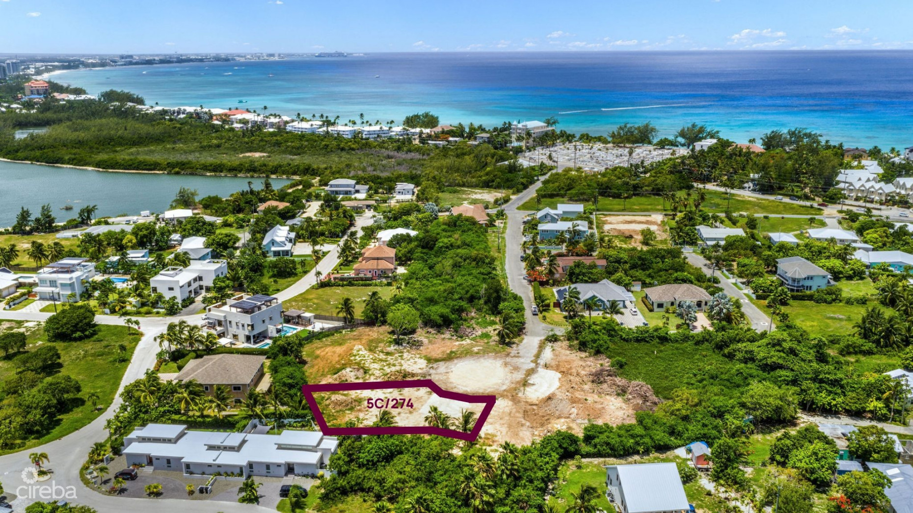WEST BAY HOUSE LOT ACROSS FROM CEMETERY BEACH