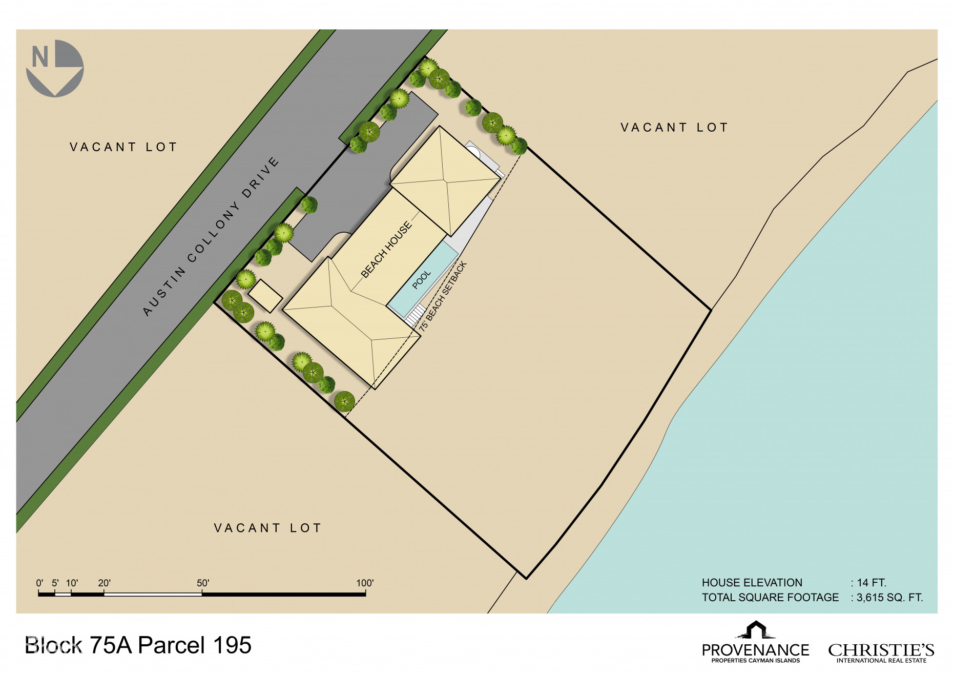 PRIME BEACHFRONT EAST END LAND 0.29 ACRE (OWNER PAYS STAMP DUTY)