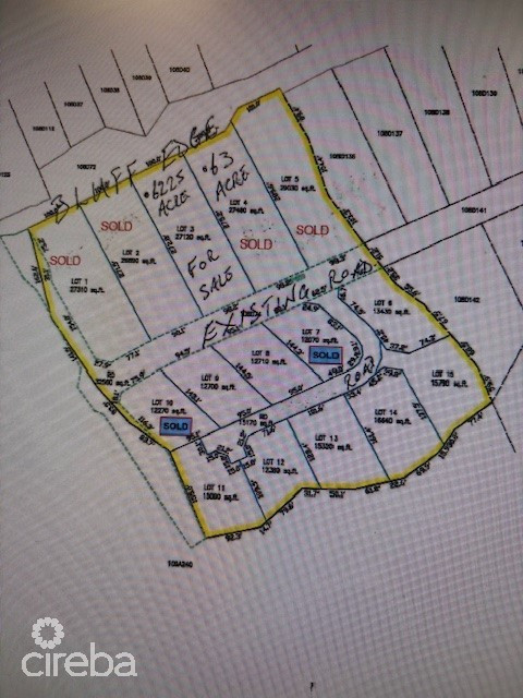 BLUFF LAND - CAYMAN BRAC EAST - LOT #12