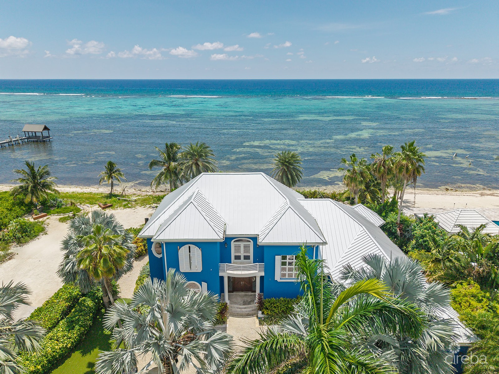 THE BLUE HOUSE - WATERFRONT HOME SOUTH SOUND ROAD