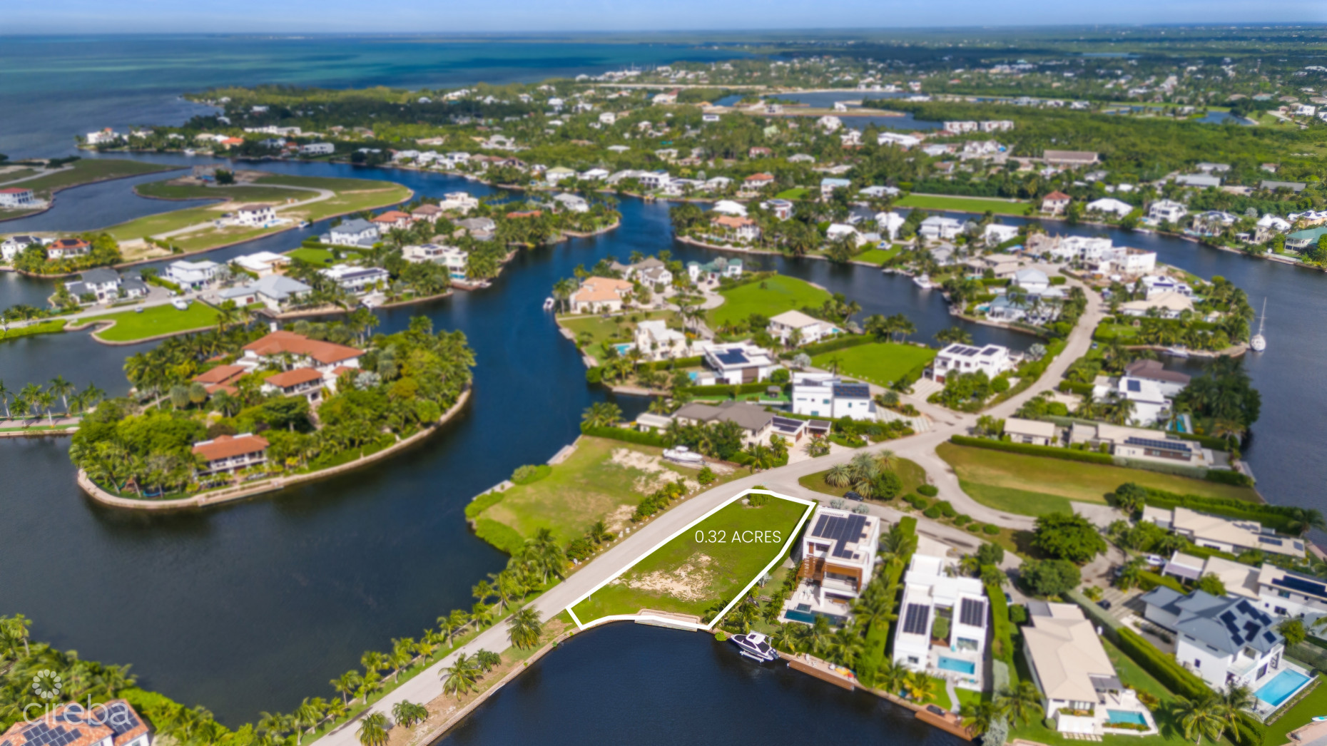 GRAND HARBOUR 0.32 ACRES, CANAL CORNER LOT