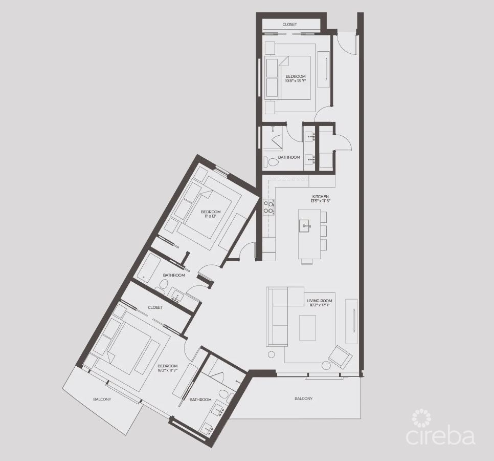 POINT WEST PENTHOUSE #24 - THREE BED OCEAN VIEW