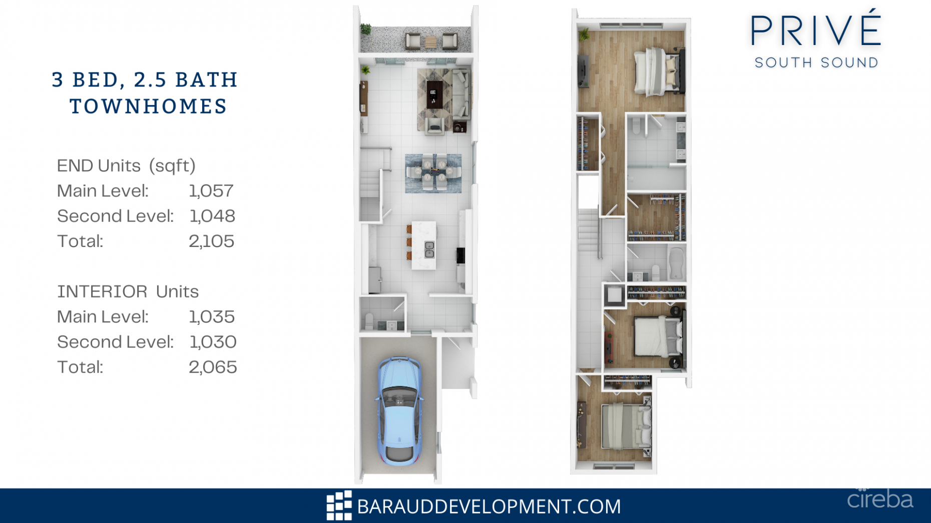 PRIVE 3BED 2.5BATH, SOUTH SOUND