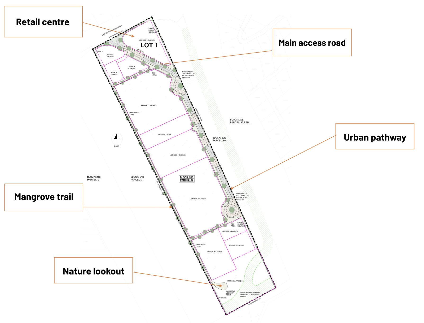 THE SHOPS AT BUTTONWOOD - SINGLE F&B BUILDING WITH ROOF TOP SPACE