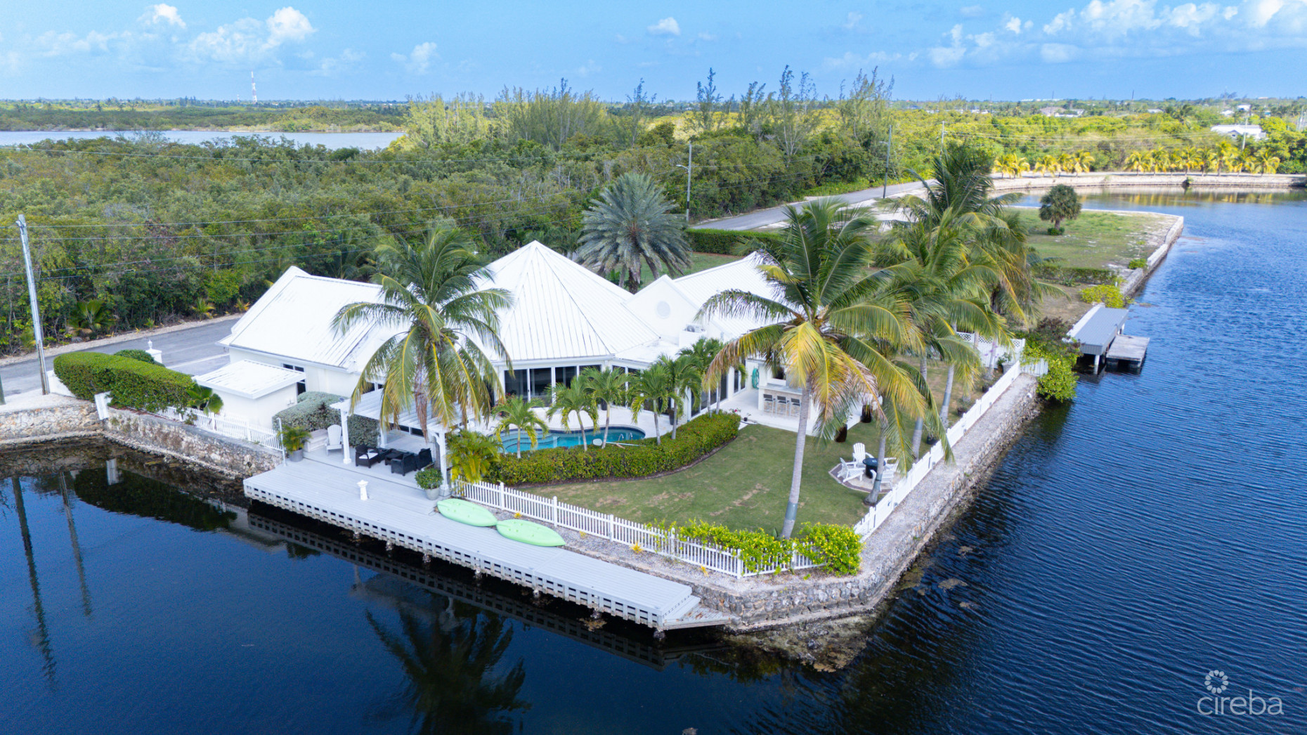 PATRICKS ISLAND WATERFRONT HOME ON CORNER LOT