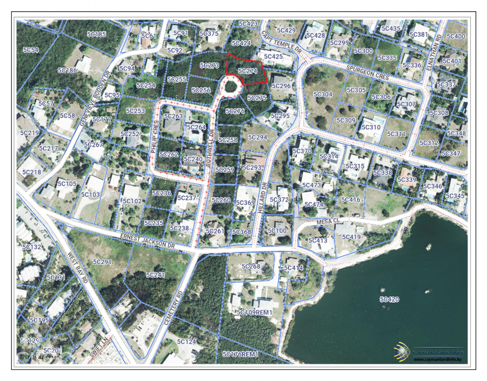 WEST BAY HOUSE LOT ACROSS FROM CEMETERY BEACH