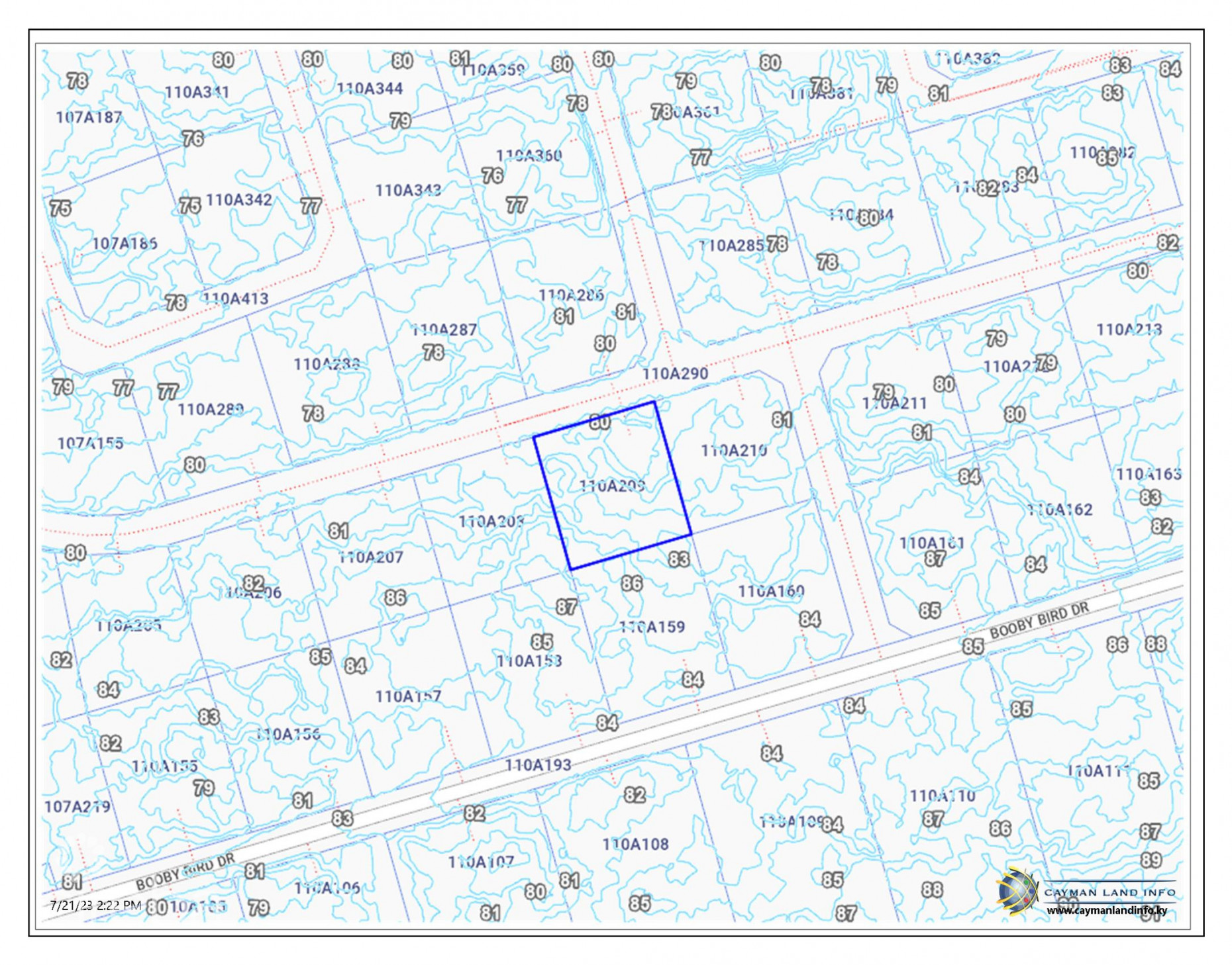 SELWORTHY GROVES LOT, CAYMAN BRAC BLUFF
