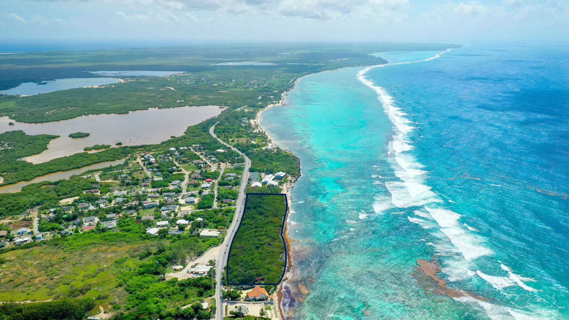 Exceptional Oceanfront Development Opportunity ---6.4 Acres Bodden Town Rd