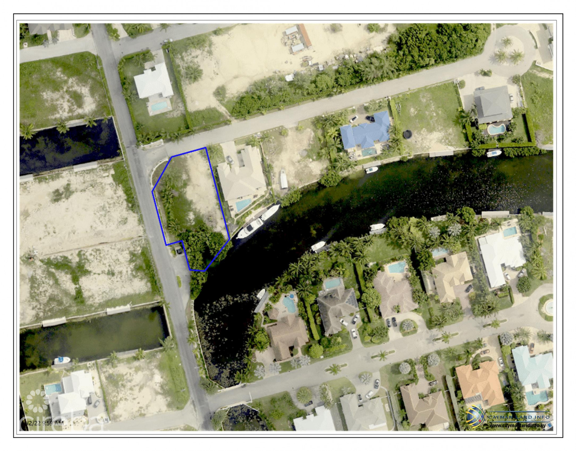 SUPERB CANAL FRONT LOT ON PEACEFUL CLOSE