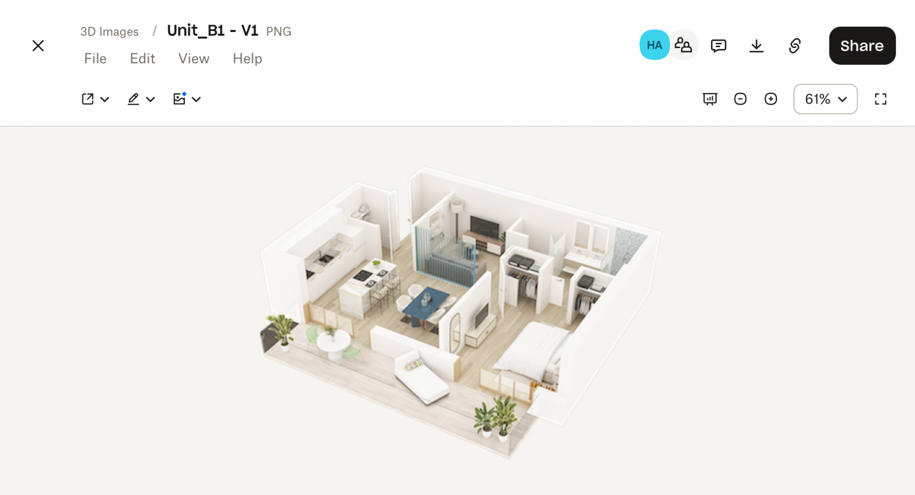 One Gt Penthouse  Large One Bedroom Plus Den