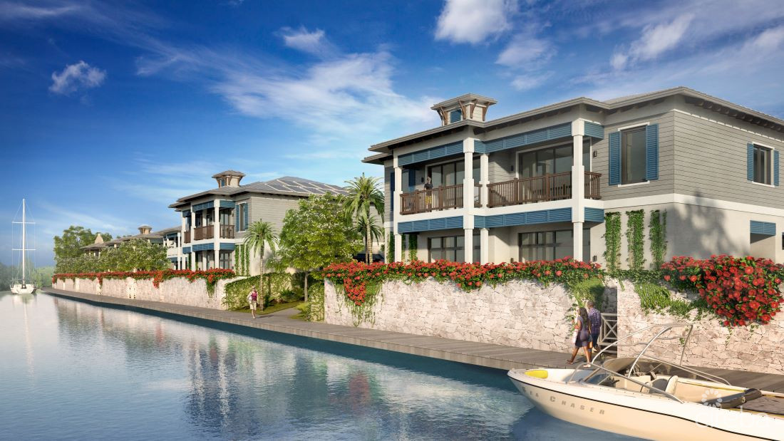 OLEA 123 4 BEDROOM CANAL FRONT DUPLEX