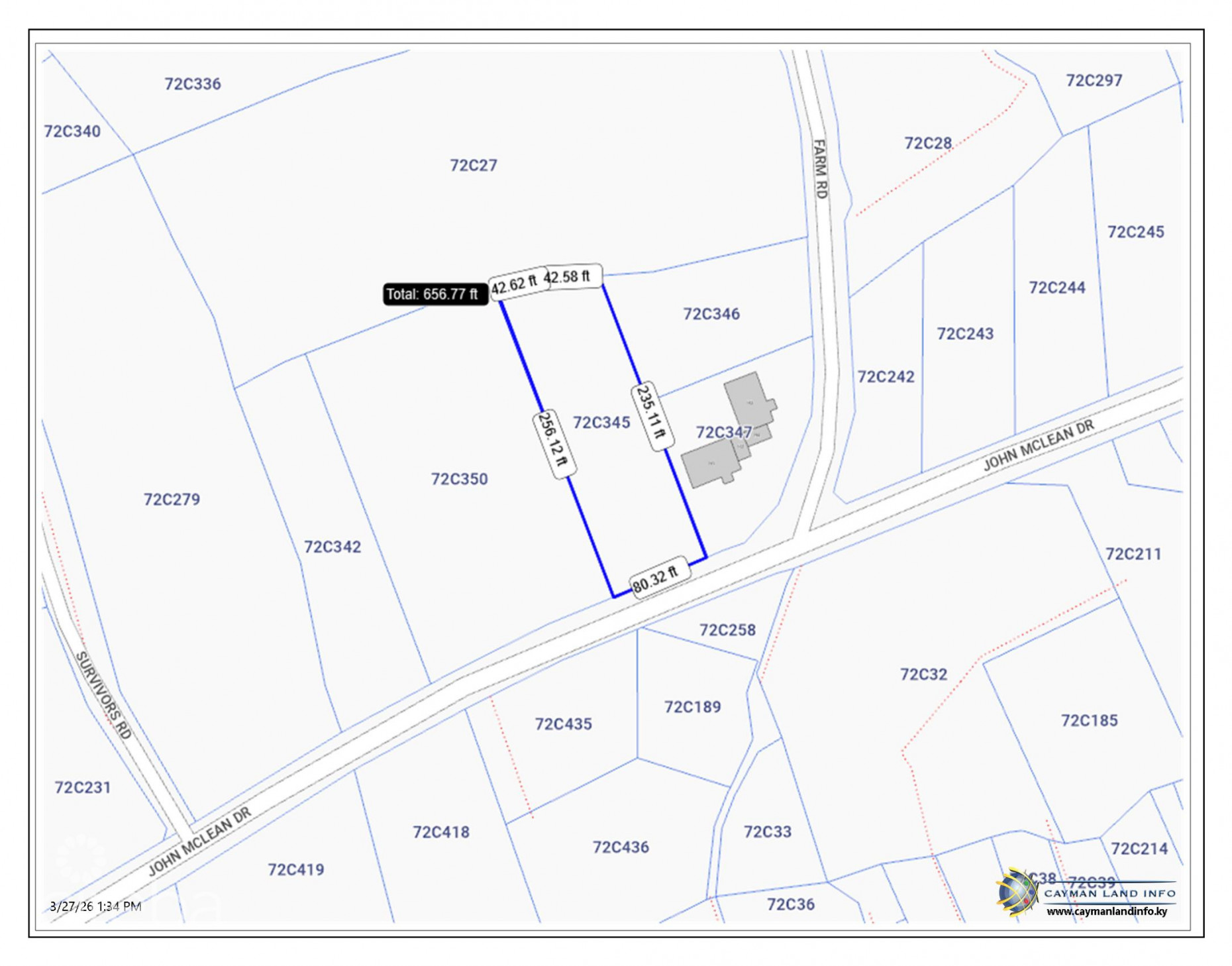 EAST END LAND 0.45 ACRES IN JOHN MCLEAN DRIVE