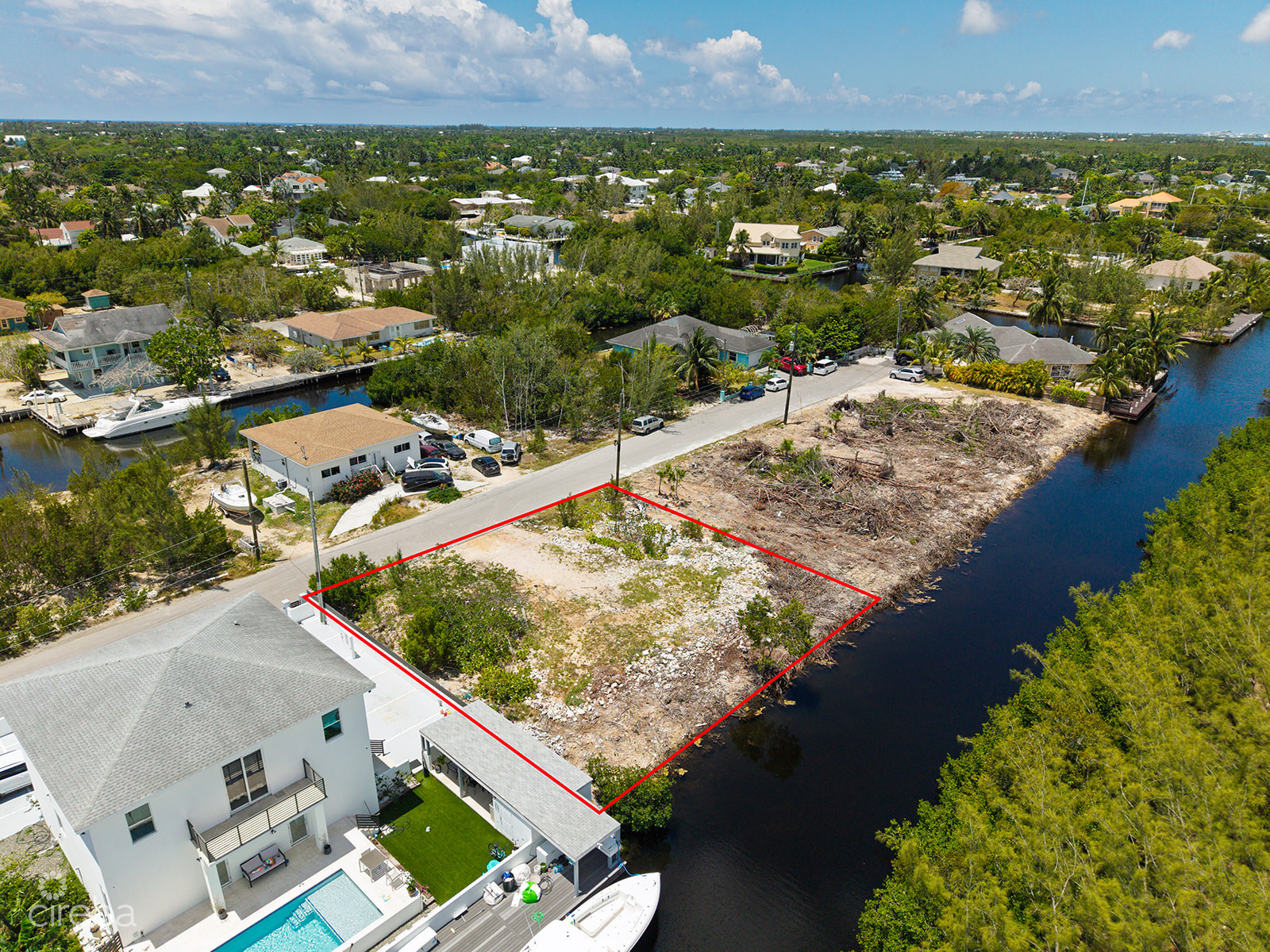 0.2296 ACRE - CANAL LOT - FILLED