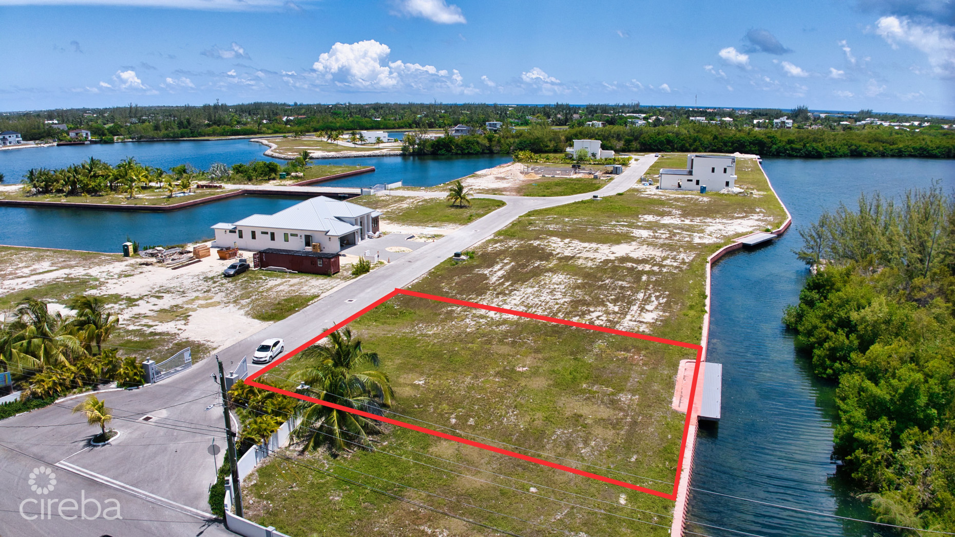 MUSTIQUE COVE LOT WITH DOCK IN A PRIVATE GATED COMMUNITY