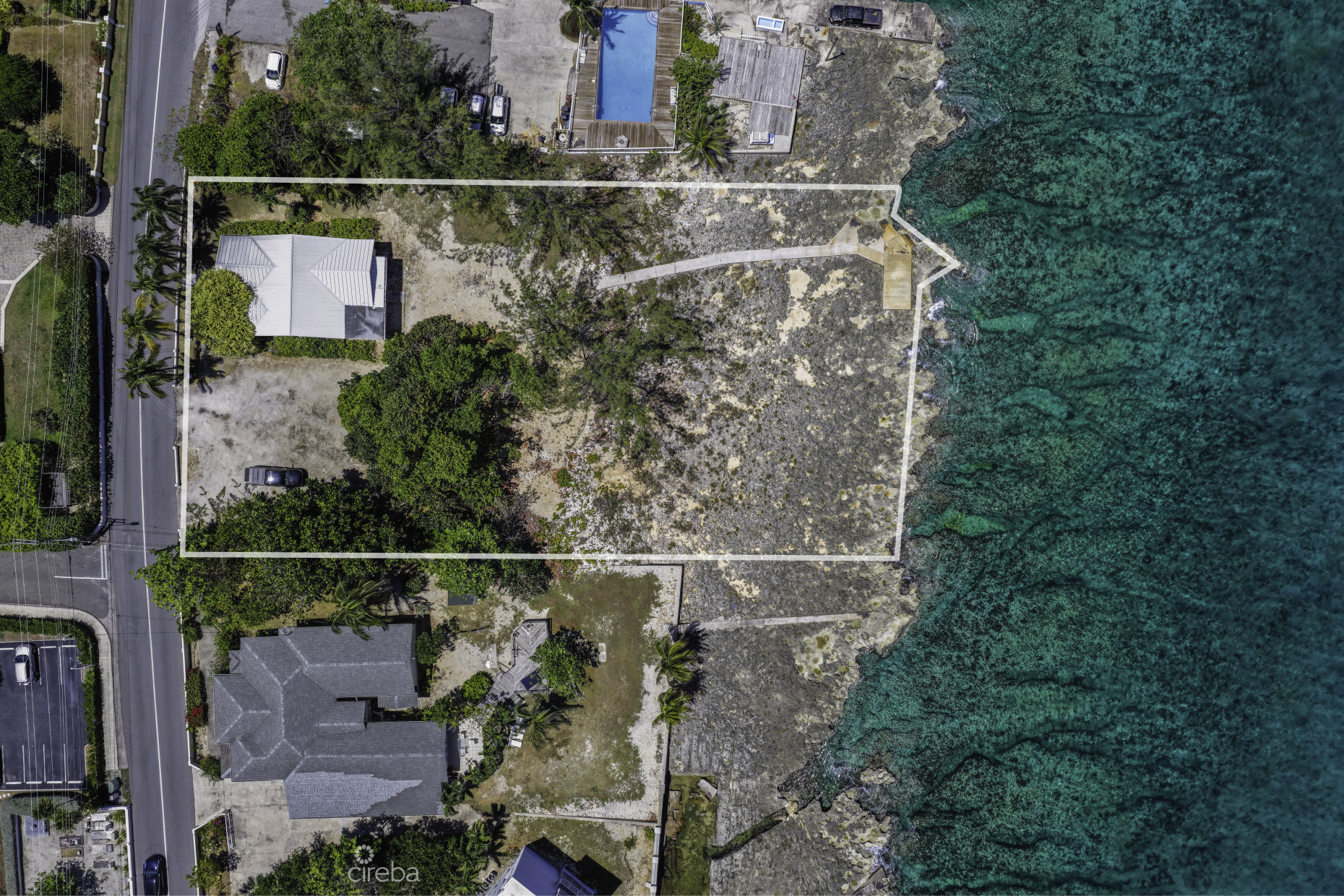 RARE 0.9 ACRES OCEANFRONT PARCEL ON GEORGE TOWN WATERFRONT