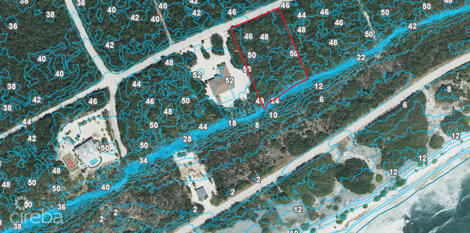 CAYMAN BRAC BLUFF 1.26 ACRES,  50-FT ELEVATION
