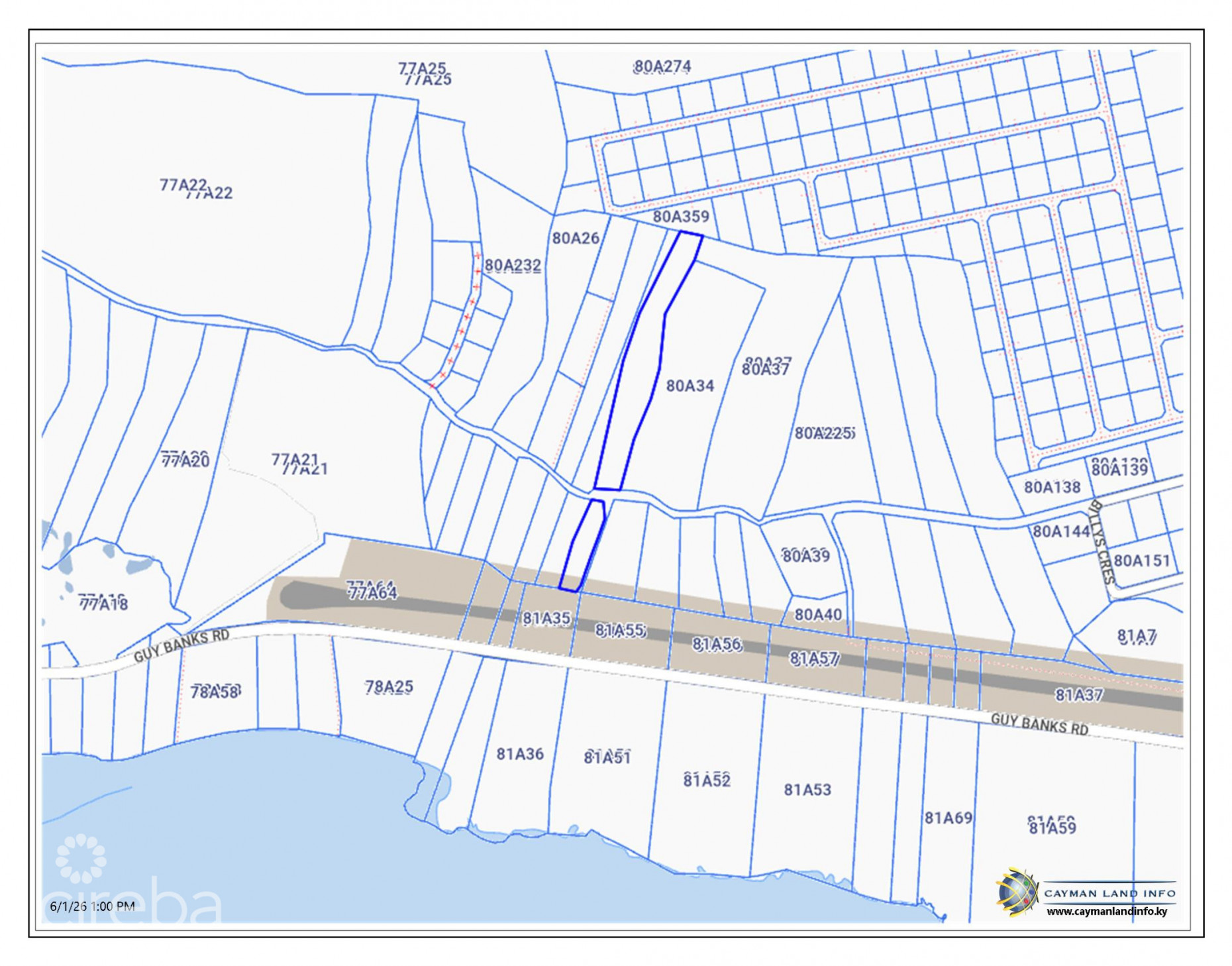 LITTLE CAYMAN LAND 2.5 ACRES - BY AIRPORT