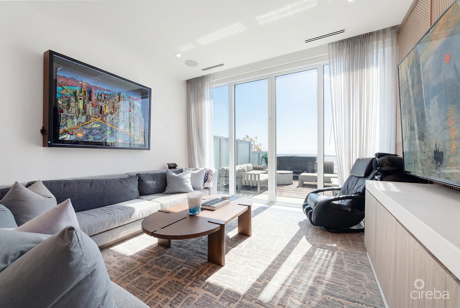 THREE-LEVEL OCEANFRONT FIN PENTHOUSE  #30 PLUS 2 GARAGES