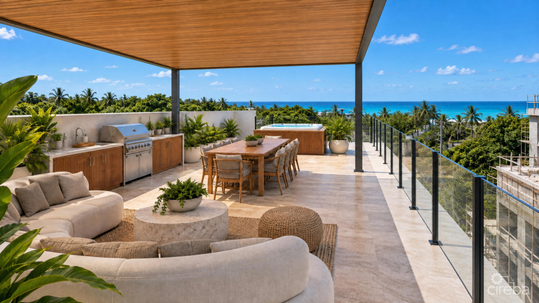 SHORE CLUB #6- OCEAN VIEW PENTHOUSE WITH PRIVATE ROOFTOP TERRACE