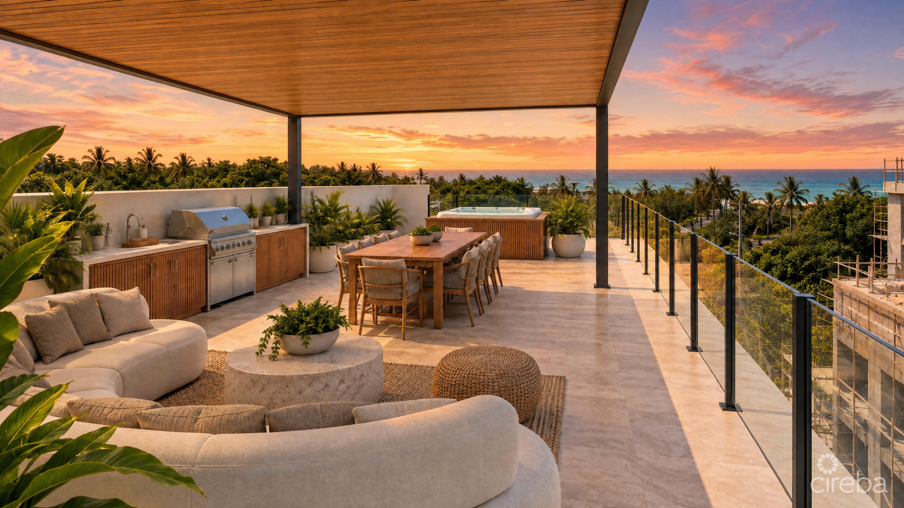 SHORE CLUB #6- OCEAN VIEW PENTHOUSE WITH PRIVATE ROOFTOP TERRACE