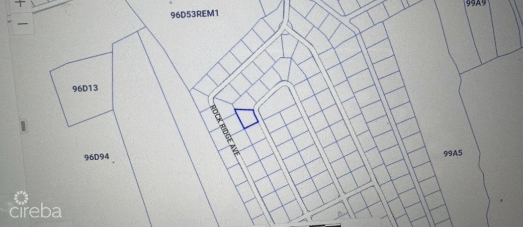 PRICED FOR QUICK SALE, OFFERS ACCEPTED ABOVE 29,995$CI-CAYMAN BRAC LOT-DEV.  OFF ROCK RIDGE AVE