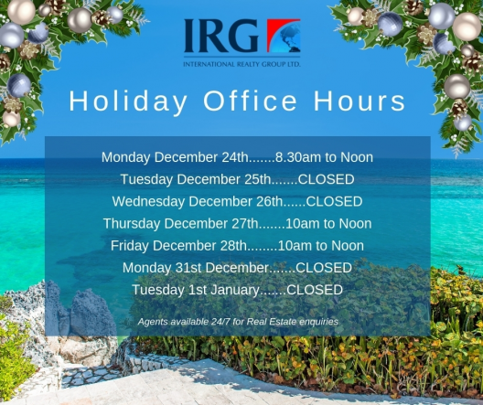 Holiday Office Hours