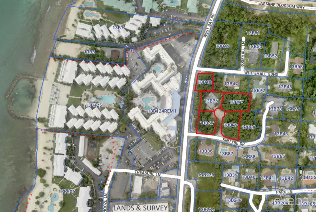 1.52 ACRES -PRIME WEST BAY ROAD DEVELOPMENT SITE ACROSS FROM PLANNED 10 STOREY HYATT CENTRIC
