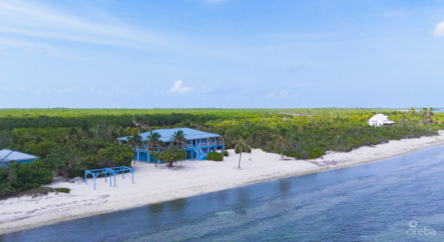 LITTLE CAYMAN BEACHFRONT HOME 'ROCK BOTTOM'